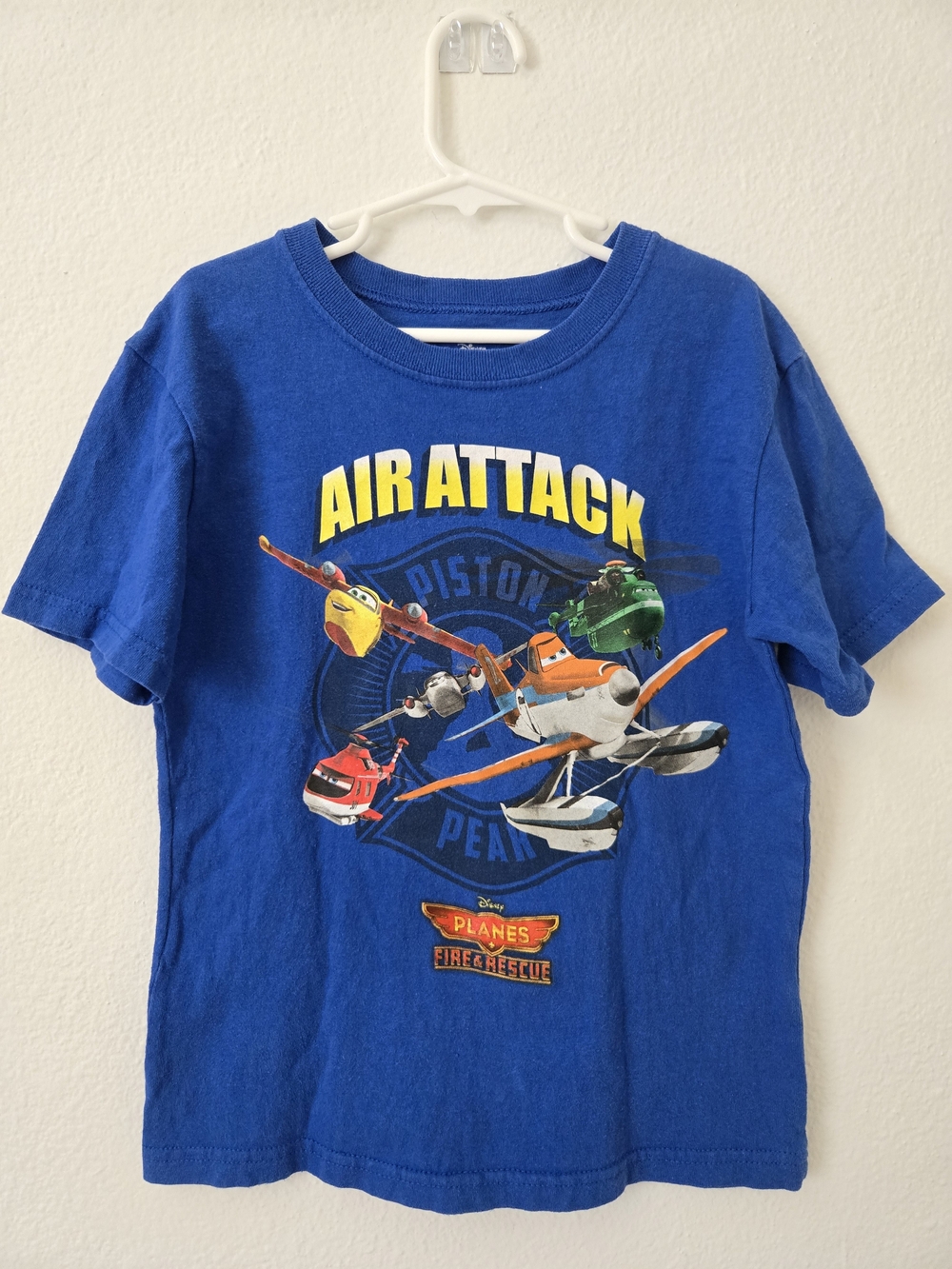 Disney Blue 'Air Attack' Planes Graphic Tee Size 7